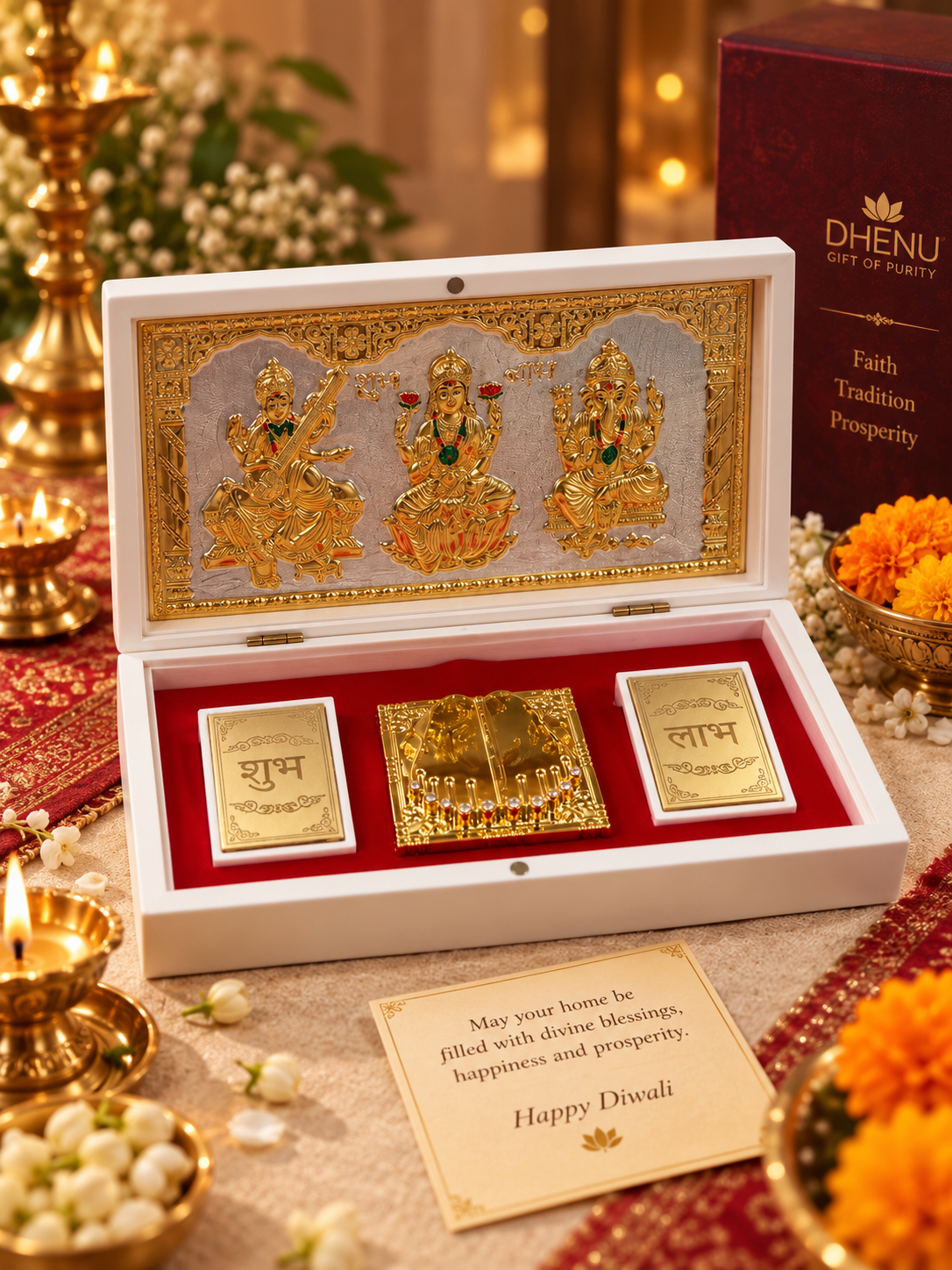 Laxmi Saraswati Ganesh Gift Box