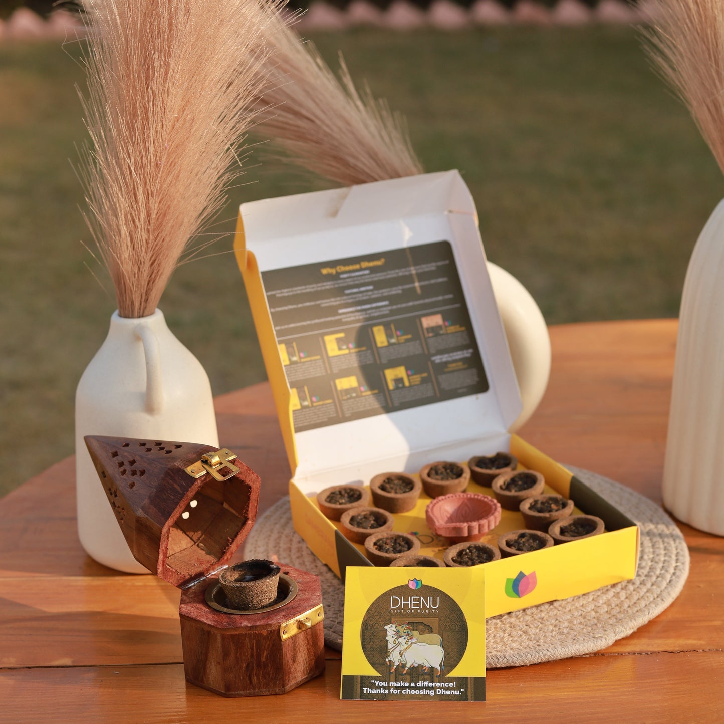 Dhenu Panchgavya Sambrani Cups