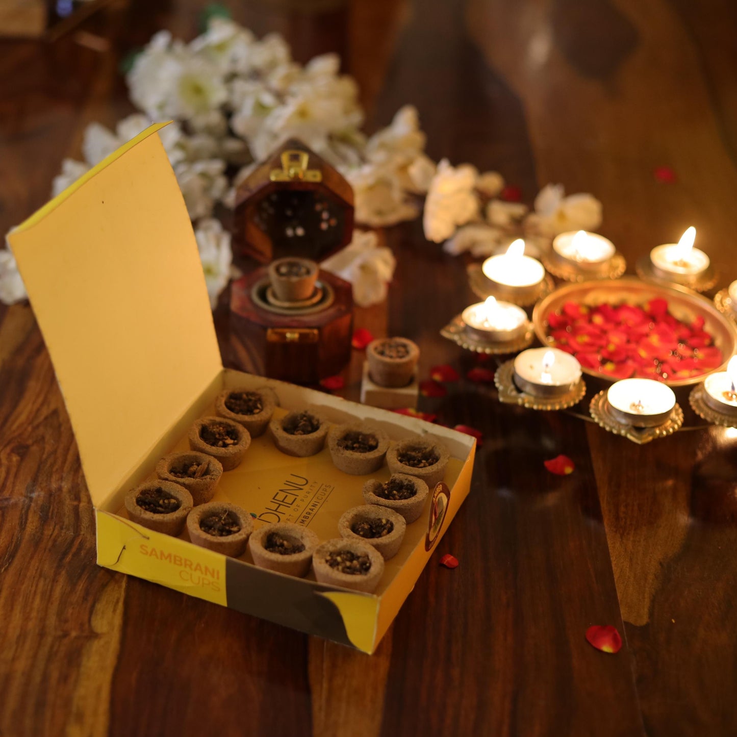 Dhenu Panchgavya Sambrani Cups