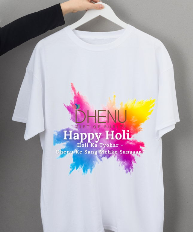 Holi T-Shirt – Celebrate with Colors & Purity