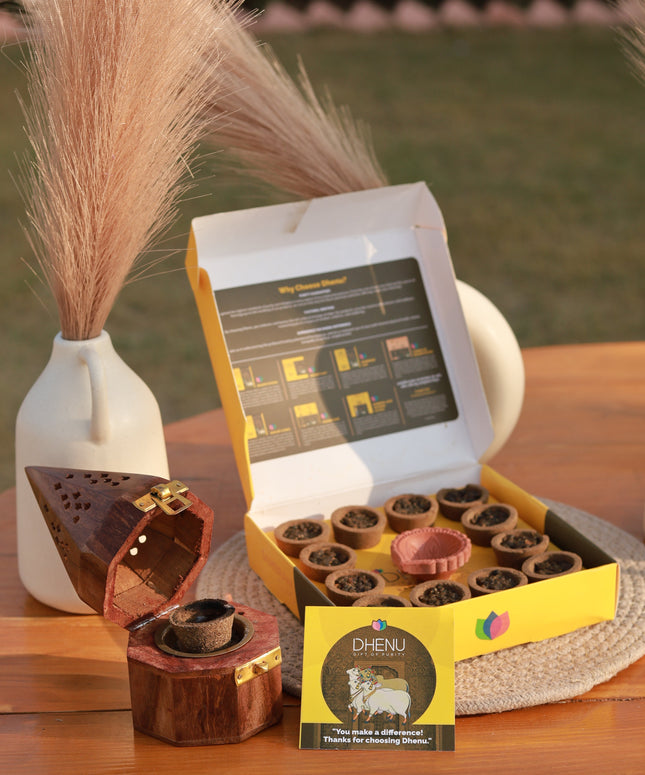 Dhenu Panchgavya Sambrani Cups