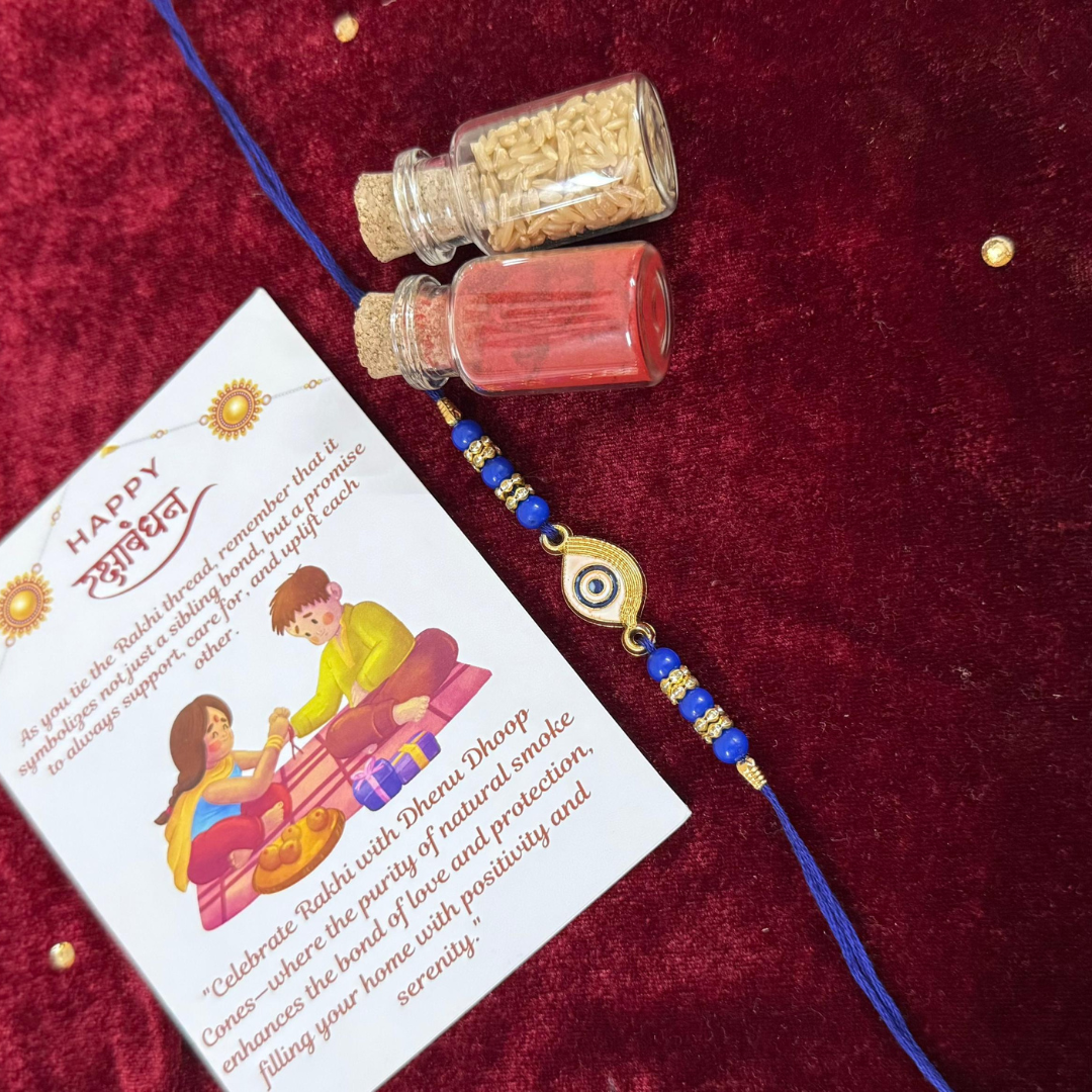Premium Evil Eye Rakhi Hamper