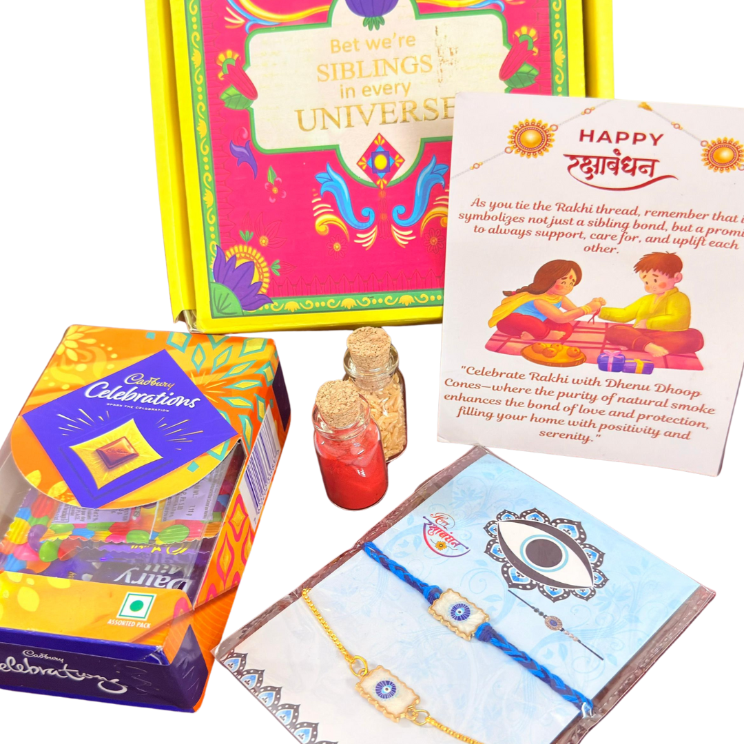 Bhaiya-Bhabhi Evil Eye Rakhi Hamper