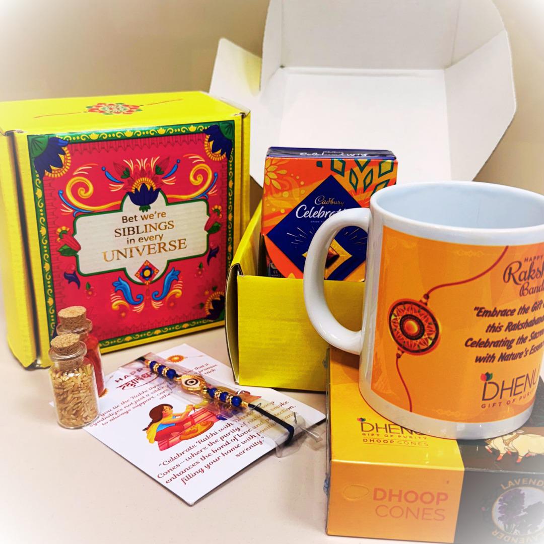 Premium Evil Eye Rakhi Hamper